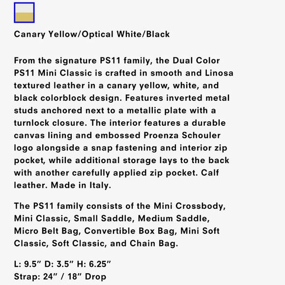 Proenza Schouler PS11 Mini Classic Shoulder Bag - Picture 9 of 9
